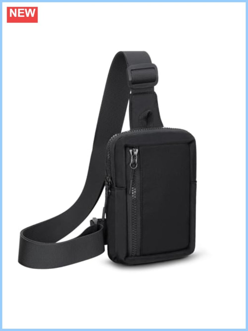 Small Sling Crossbody Bag Mini Chest Shoulder Pack Travel Hiking Nylon